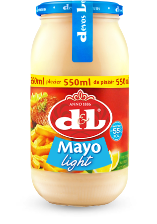 Mayo light lemon -55% kcal - Devos Lemmens Mayo light lemon -55% kcal - Devos Lemmens