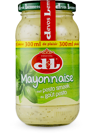 Devos & Lemmens Mayonnaise with Pesto taste Devos & Lemmens Mayonnaise with Pesto taste